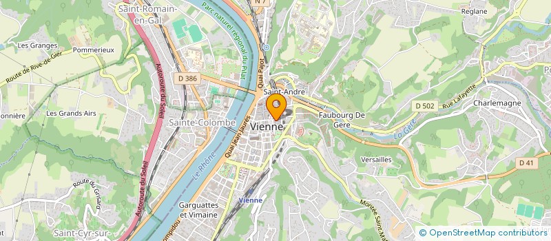 localisation de l'entreprise FLEUR F à VIENNE