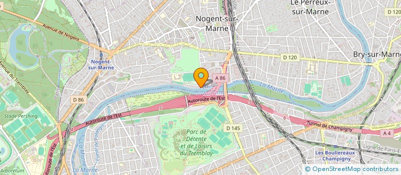 localisation de l'entreprise FLEUR JAUNE  NOGENT-SUR-MARNE