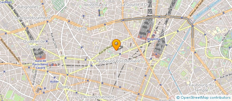 localisation de l'entreprise FLEUR MODE  PARIS