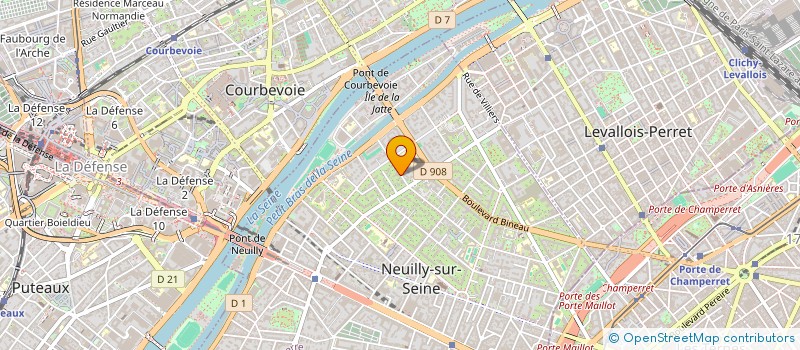localisation de l'entreprise FLEUR NABERT CREATION à NEUILLY-SUR-SEINE