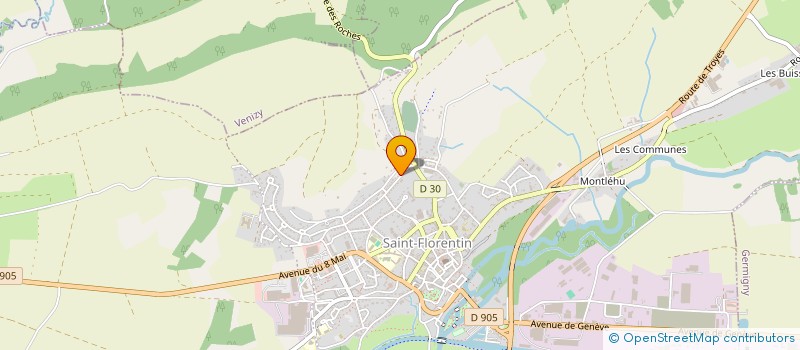 localisation de l'entreprise FLEUR NAHA  SAINT-FLORENTIN