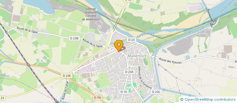 localisation de l'entreprise FLEUR O'MEDITERRANEE MALLEMORT à MALLEMORT