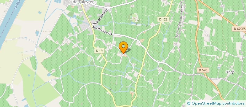 localisation de l'entreprise FLEUR PEREY  SAINT-SULPICE-DE-FALEYRENS