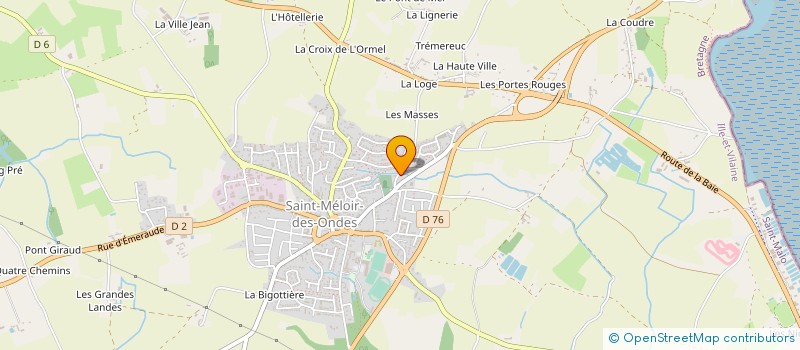localisation de l'entreprise FLEURAL MACONNERIE  SAINT-MELOIR-DES-ONDES
