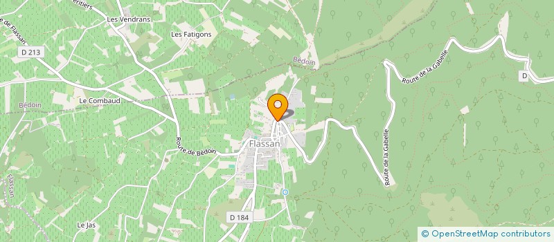 localisation de l'entreprise FLEURAMIEL  FLASSAN