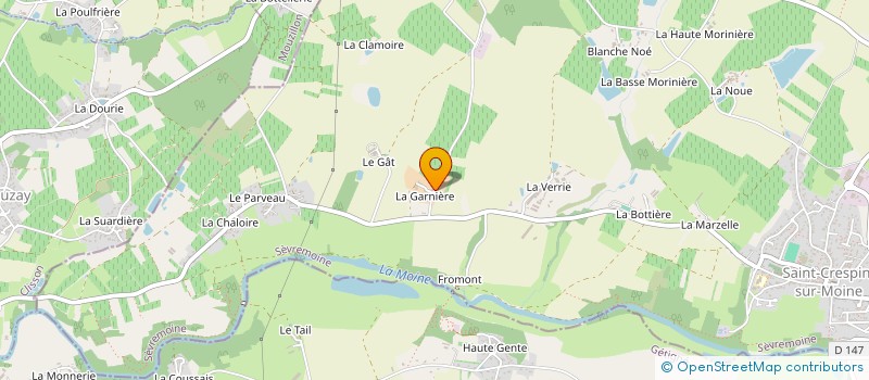 localisation de l'entreprise FLEURANCE CAMILLE ET FILS  SEVREMOINE