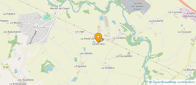 localisation de l'entreprise FLEURANCE DE LA VERRIE à SEVREMOINE