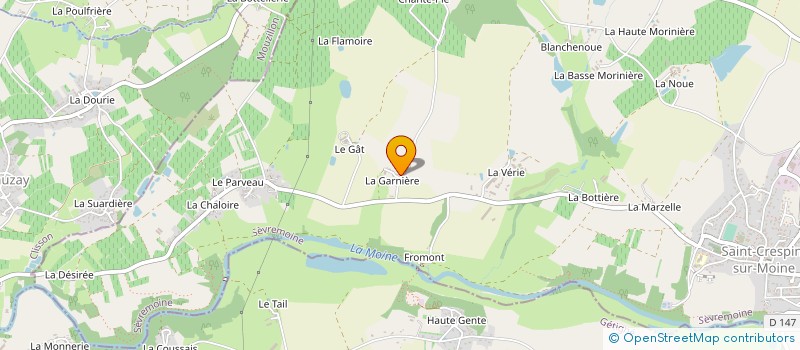 localisation de l'entreprise FLEURANCE ENERGIE à SEVREMOINE