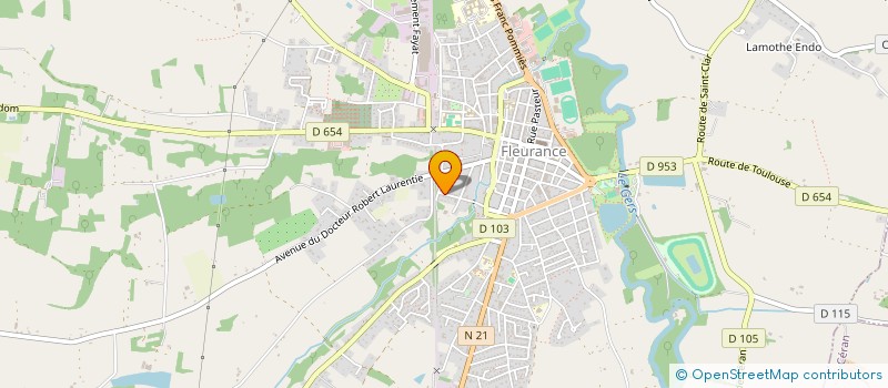 localisation de l'entreprise FLEURANCE RADIO ASSISTANCE SECURITE 32  FLEURANCE