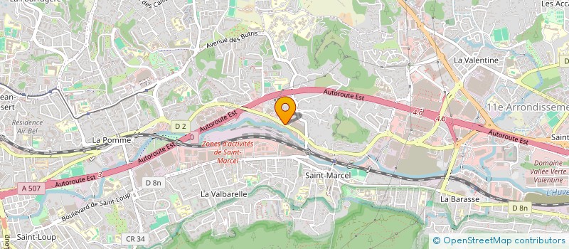 localisation de l'entreprise FLEURANE  MARSEILLE