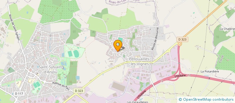 localisation de l'entreprise FLEURANGE  VERRIERES-EN-ANJOU