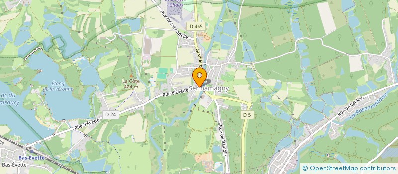 localisation de l'entreprise FLEURASERM à SERMAMAGNY