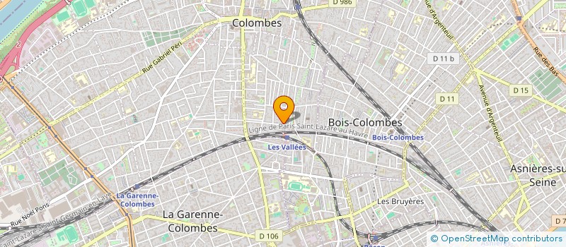 localisation de l'entreprise FLEURATTITUDE à COLOMBES