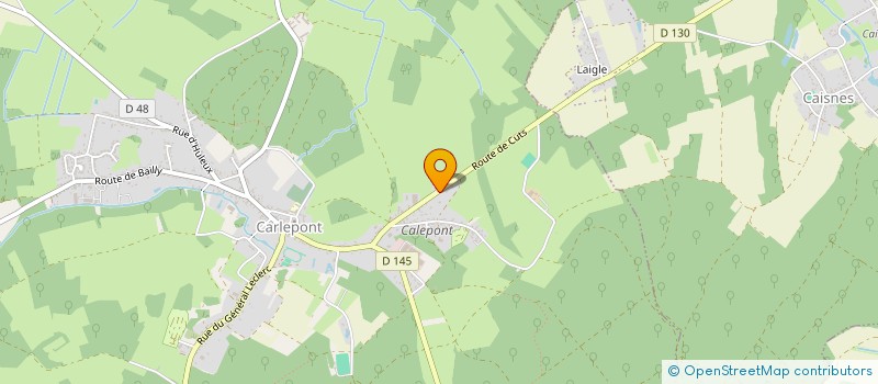 localisation de l'entreprise FLEURBEAU  CARLEPONT