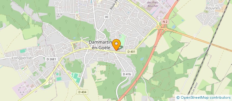 localisation de l'entreprise FLEUREAL  DAMMARTIN-EN-GOELE
