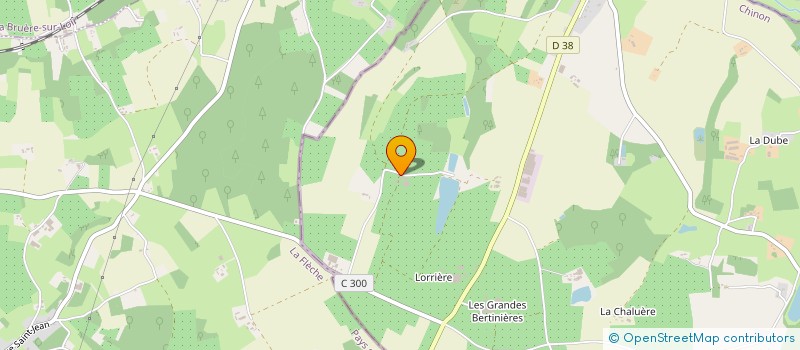 localisation de l'entreprise FLEUREAU  SAINT-AUBIN-LE-DEPEINT