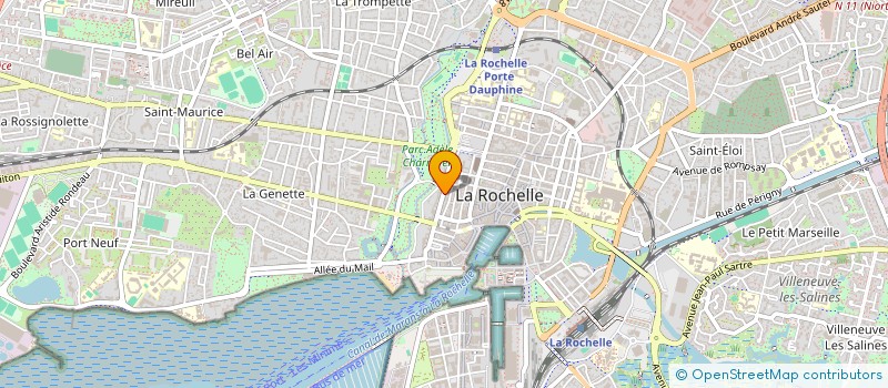 localisation de l'entreprise FLEUREAU CHRISTOPHE ET MERCIER DOMINIQUE  LA ROCHELLE