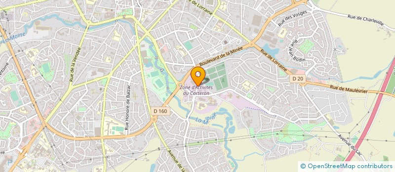 localisation de l'entreprise FLEUREAU ET POULAIN ASSURANCES à CHOLET