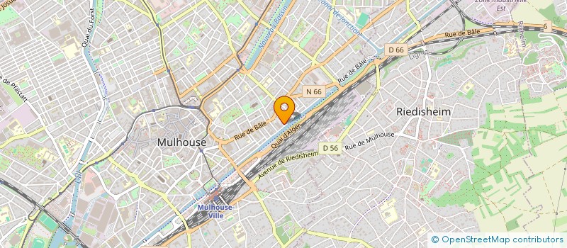 localisation de l'entreprise FLEURES AUTOS  MULHOUSE