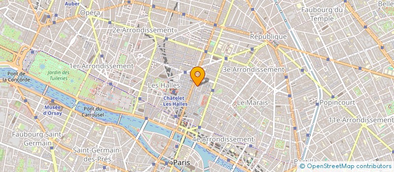 localisation de l'entreprise FLEURET à PARIS