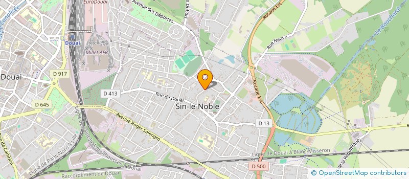 localisation de l'entreprise FLEURET LEMOINE  SIN-LE-NOBLE