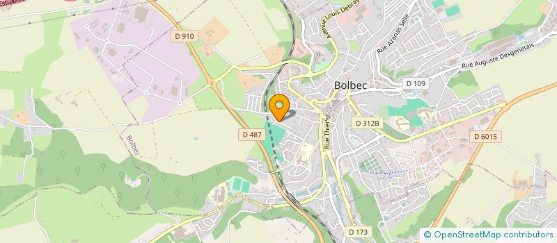 localisation de l'entreprise FLEURET PRESTATIONS  BOLBEC