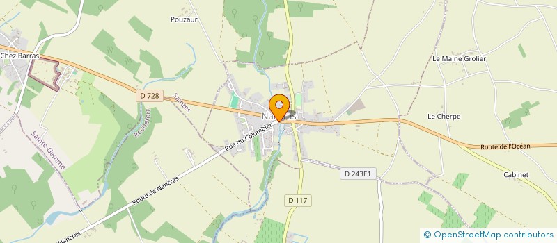 localisation de l'entreprise FLEURET-ROUX  THEZAC