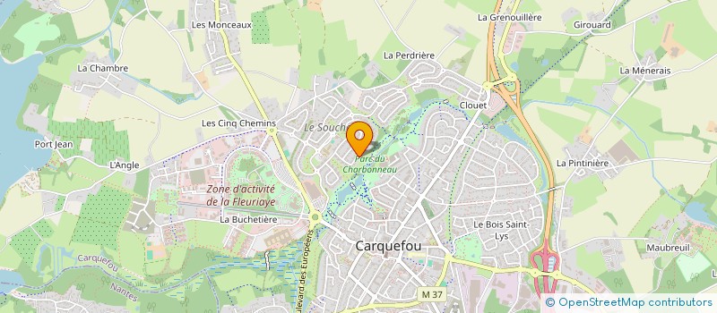 localisation de l'entreprise FLEURIAYE 3 C  CARQUEFOU