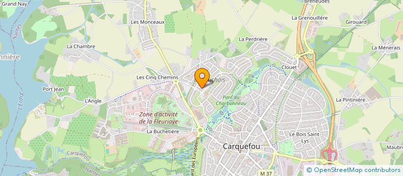 localisation de l'entreprise FLEURIAYE INVEST  CARQUEFOU