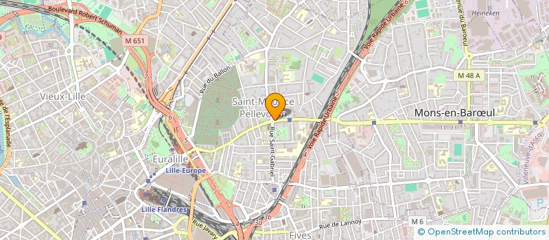localisation de l'entreprise FLEURIDE à LILLE