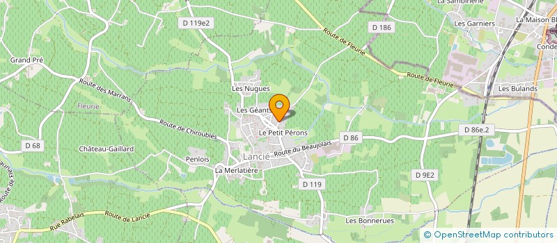 localisation de l'entreprise FLEURIDELLES  LANCIE