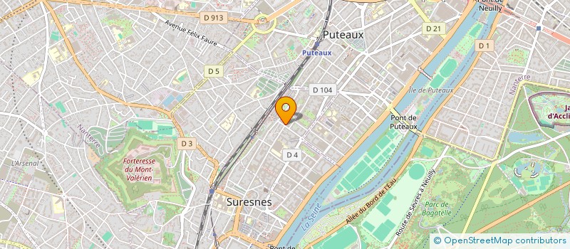 localisation de l'entreprise FLEURIER CONSEIL à SURESNES