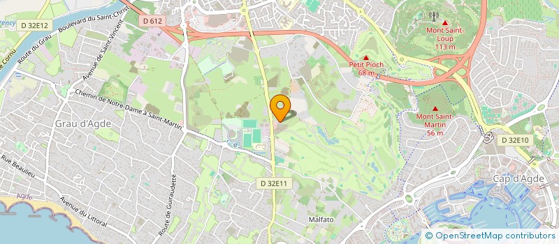 localisation de l'entreprise FLEURILAND à AGDE