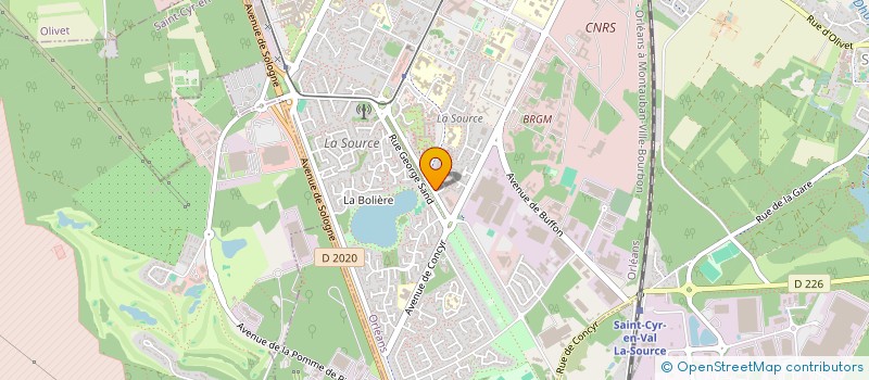 localisation de l'entreprise FLEURIM à ORLEANS