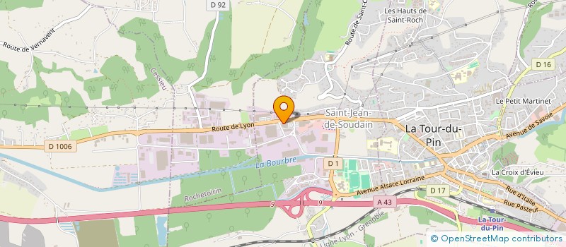 localisation de l'entreprise FLEURINA  SAINT-ETIENNE-DE-CROSSEY