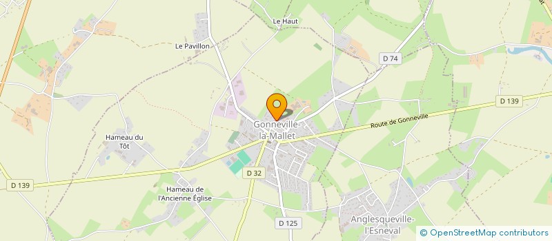 localisation de l'entreprise FLEURIOU  GONNEVILLE-LA-MALLET