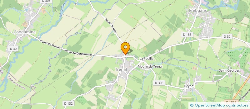 localisation de l'entreprise FLEURIR EMBELLIR TRENAL ENSEMBLE F.E.T.E.  TRENAL