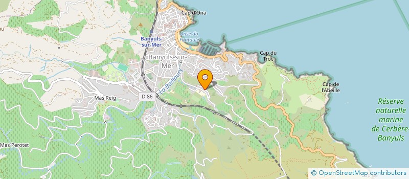 localisation de l'entreprise FLEURISSON  BANYULS-SUR-MER