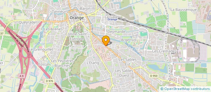 localisation de l'entreprise FLEUROD  ORANGE