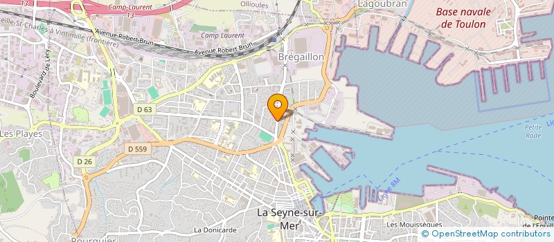 localisation de l'entreprise FLEUROP STYL  LA SEYNE-SUR-MER