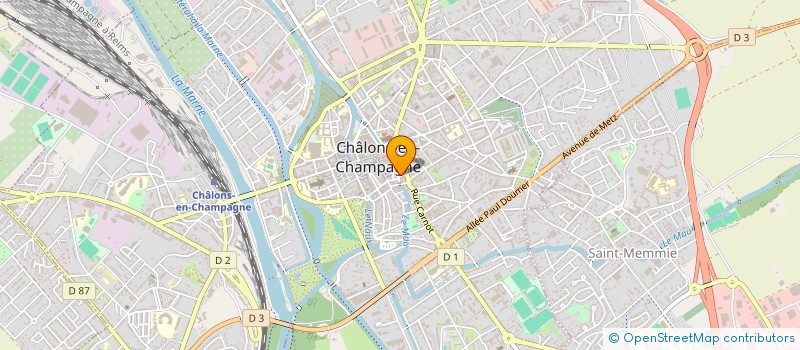 localisation de l'entreprise FLEUROPA DIFFUSION à CHALONS-EN-CHAMPAGNE
