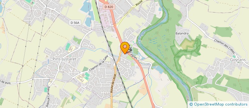 localisation de l'entreprise FLEUROPE TRAVEL  PINS-JUSTARET