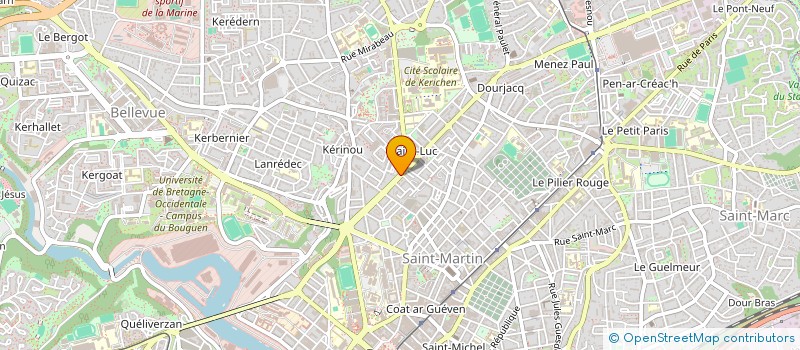 localisation de l'entreprise FLEUROPEA à BREST