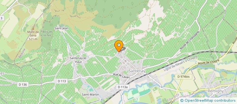 localisation de l'entreprise FLEUROT-LAROSE à SANTENAY