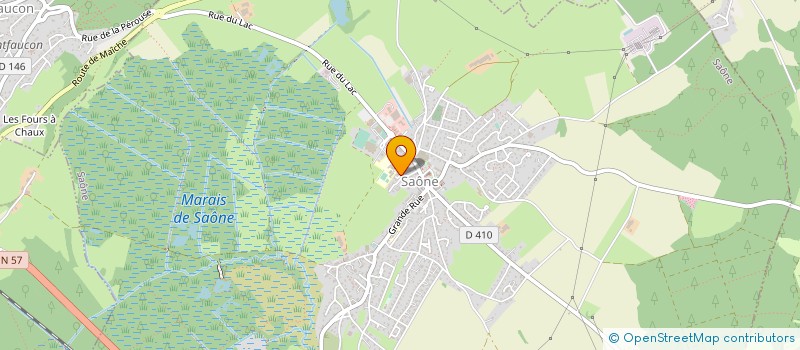 localisation de l'entreprise FLEUROT PLOMBERIE CHAUFFAGE  SAONE