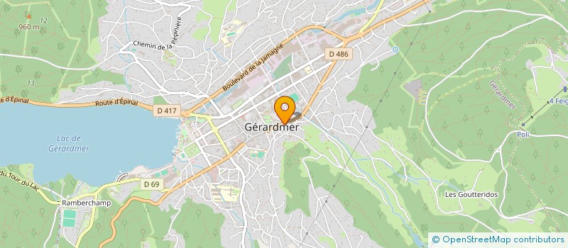 localisation de l'entreprise FLEUROT SPORT à GERARDMER
