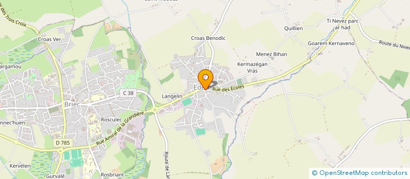 localisation de l'entreprise FLEUROT TAPIE  EDERN