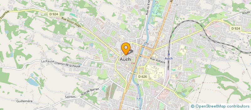 localisation de l'entreprise FLEURS A CORPS  AUCH