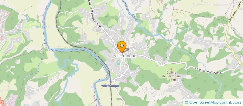 localisation de l'entreprise FLEURS D'AHUNA  VILLEFRANQUE