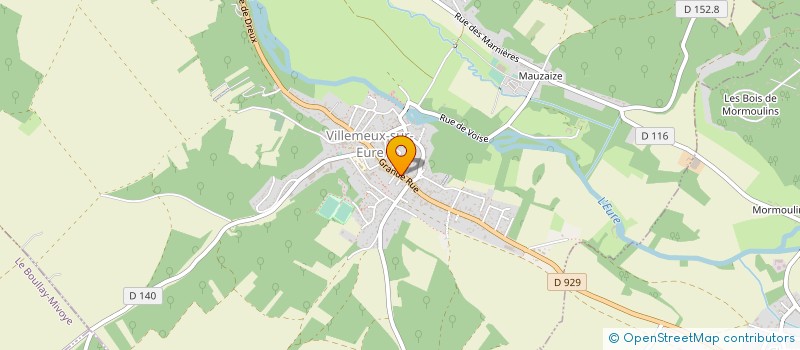 localisation de l'entreprise FLEURS D'EMBELLIE à VILLEMEUX-SUR-EURE